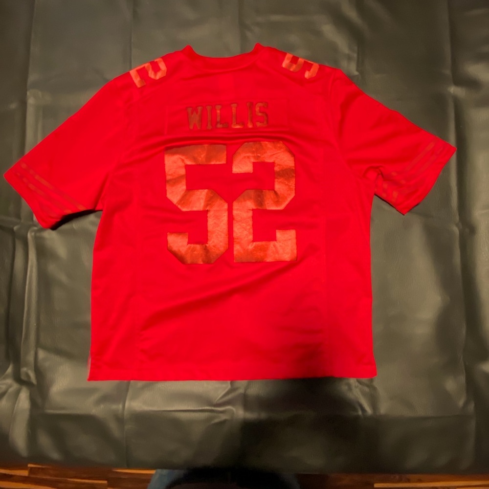 Rare “Drenched” Patrick Willis 49ers Jersey XXL